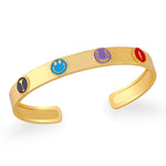 Load image into Gallery viewer, Colorful Smiley Face Cuff Bracelet
